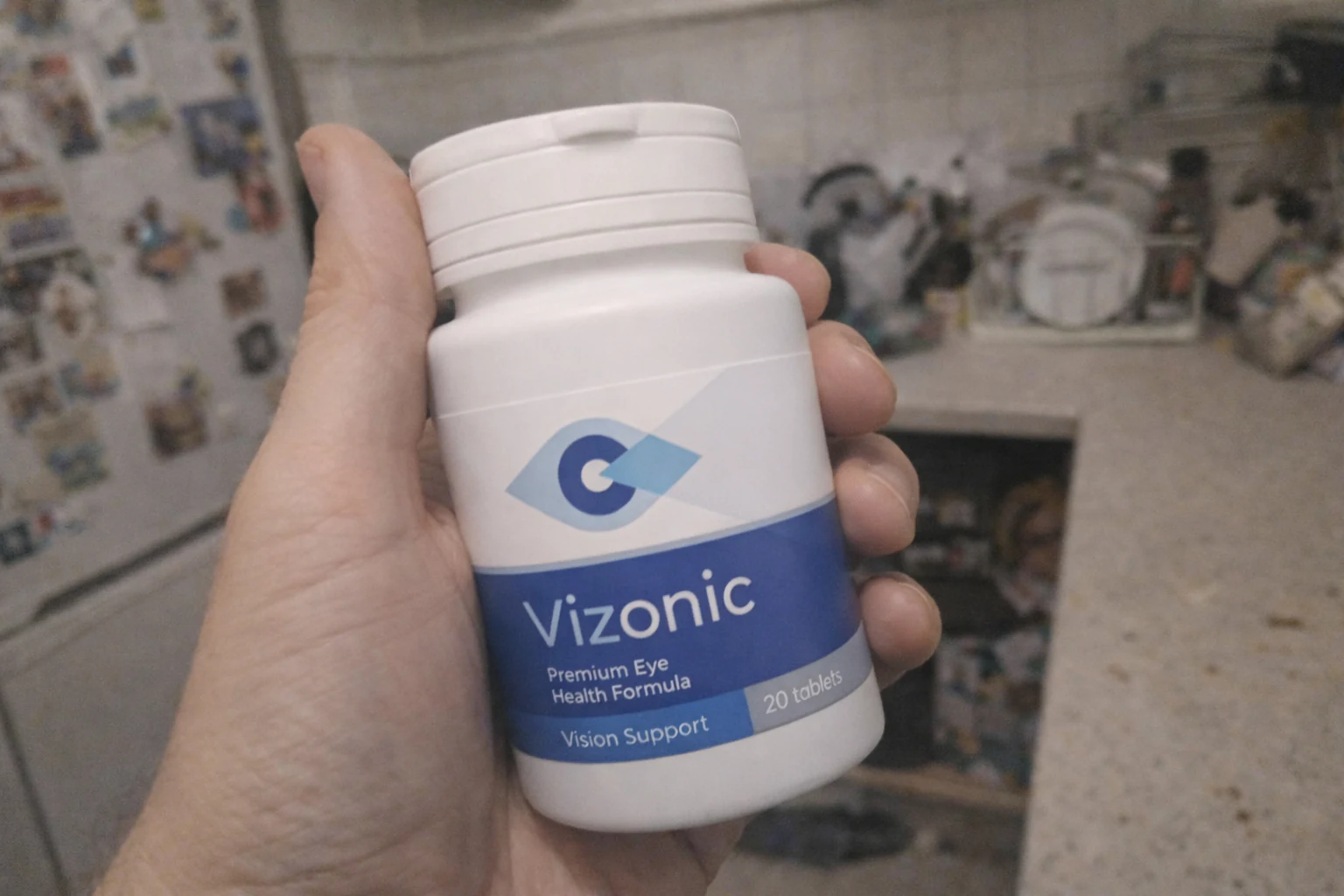 Fotografie a ambalajului Vizonic de la un client real